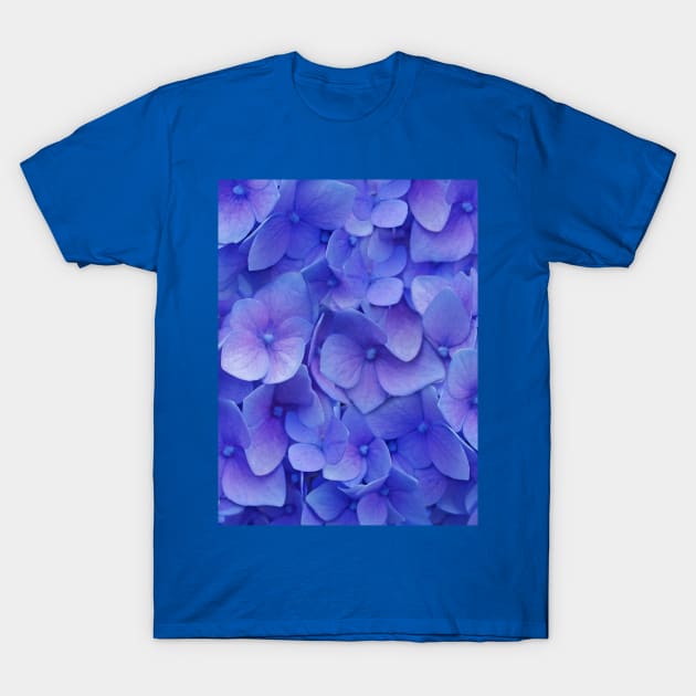 Hydrangea blue T-Shirt by CatyArte